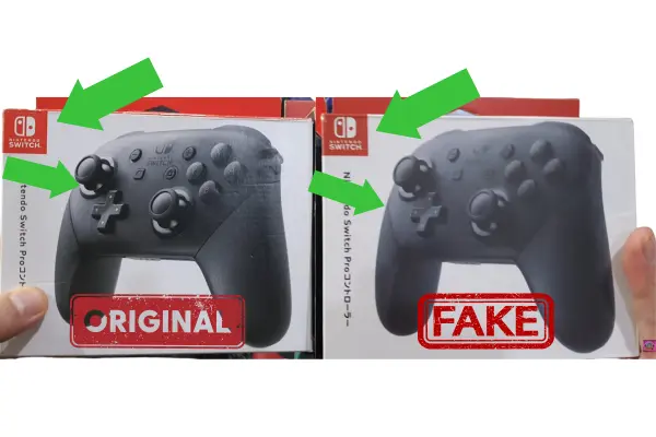 Nintendo Switch Pro Controller is original or fake