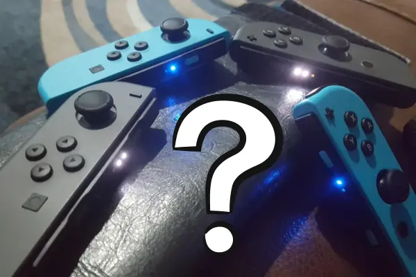 JoyCon controller lights not turning on