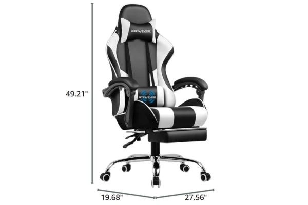 GTplayer gaming chair with measurement